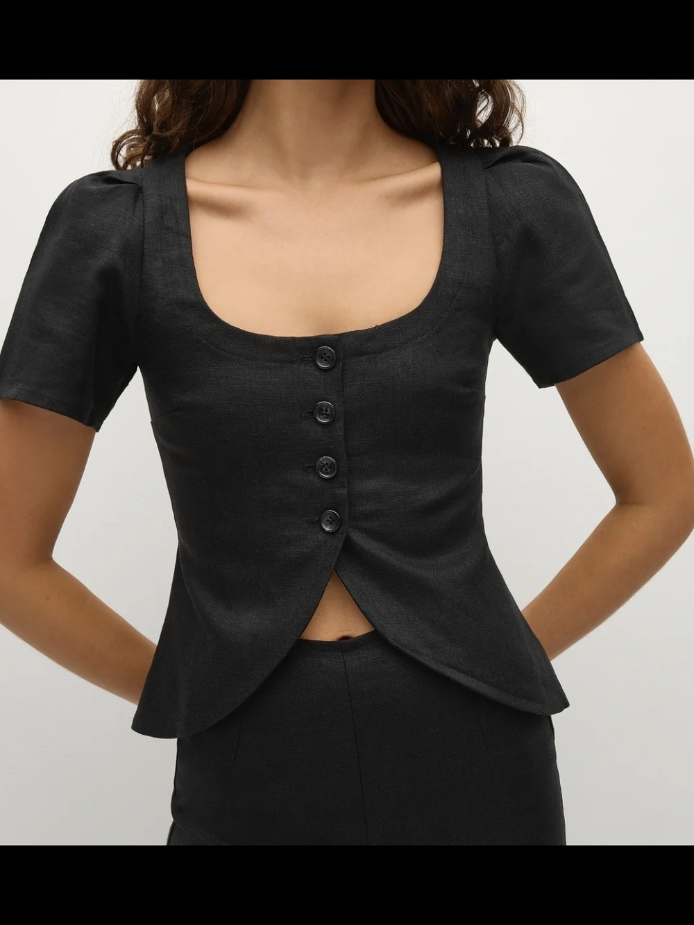 Audrey Vest Black - Picture 3 of 10